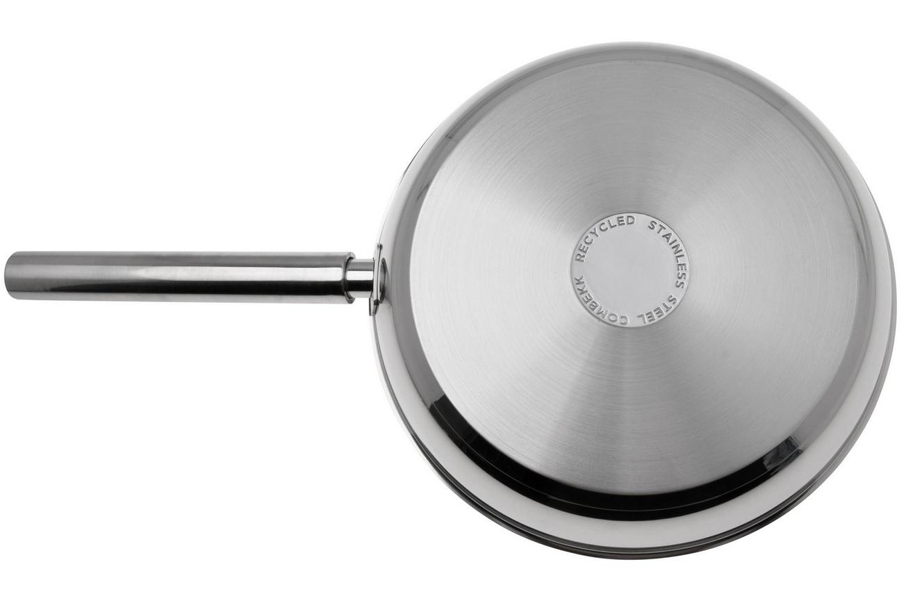 Combekk SUS-Y Pro 152128 Ceramic Recycled Stainless Steel, koekenpan, 28 cm