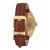 Nixon The Thalia Leather All Gold / Green Sunray A1343-2691