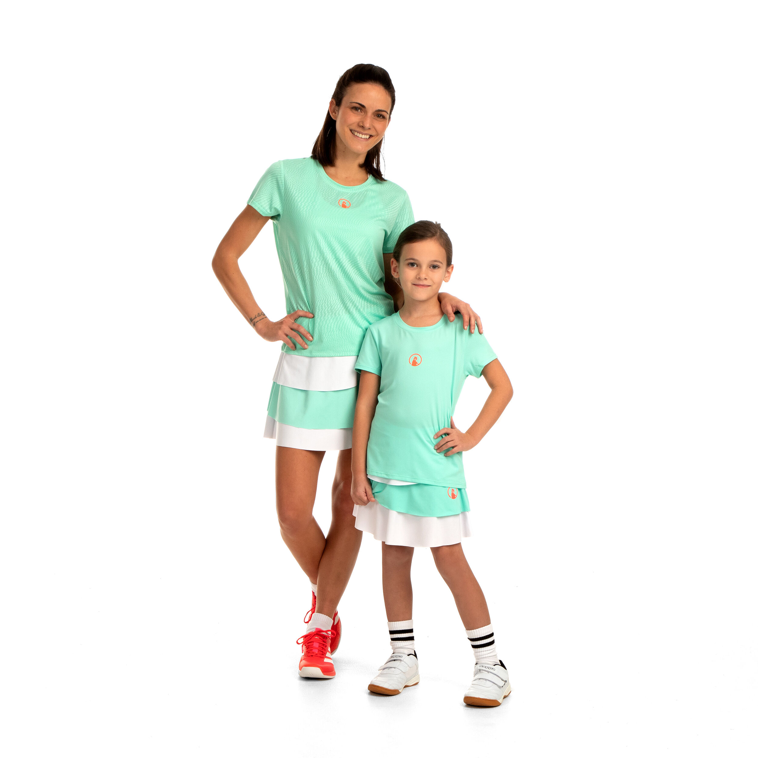 Quiet Please Wild Spin T-shirt Femmes - Turquoise , Rouge