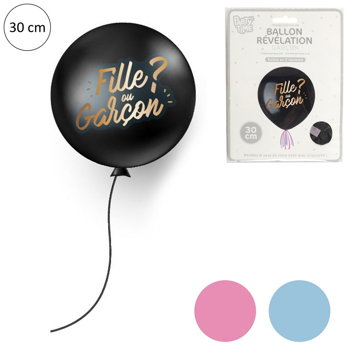 Ballon confettis Baby Shower