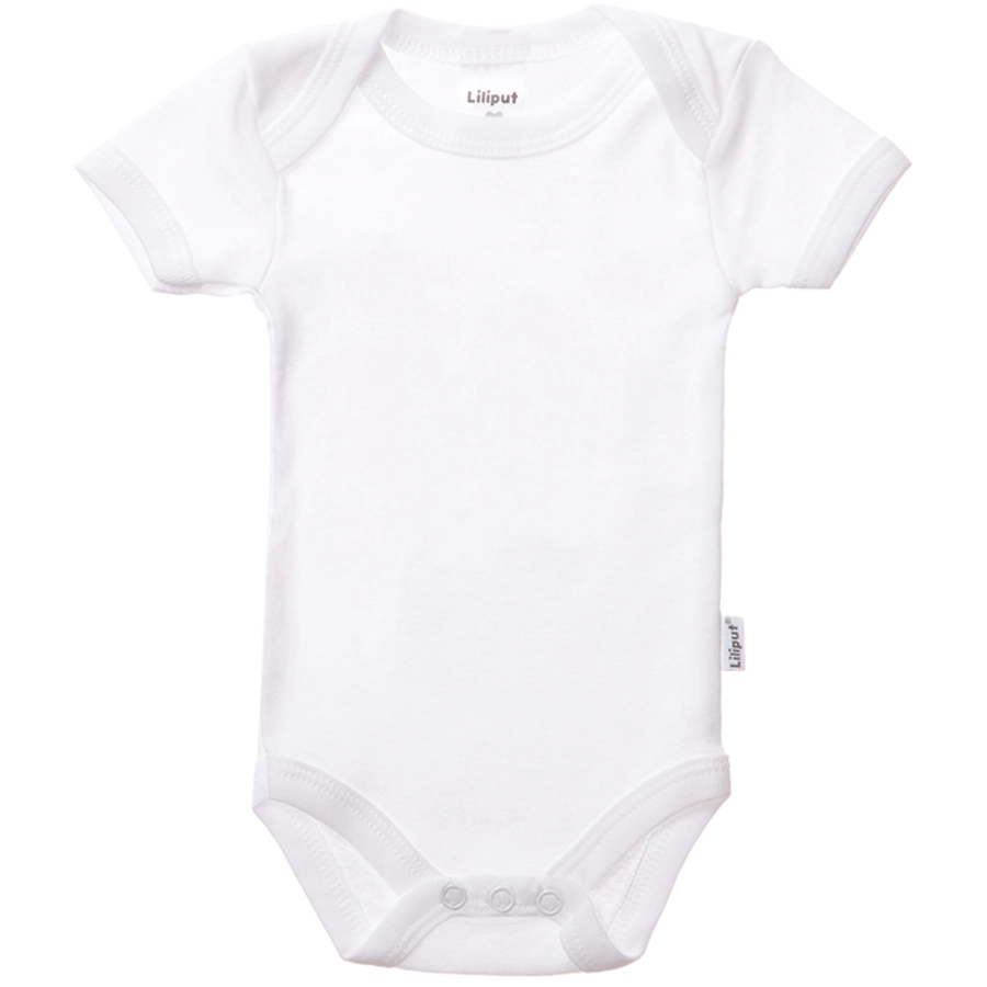 Liliput 2er Pack Kurzarmbody weiß rosa gestreift weiß