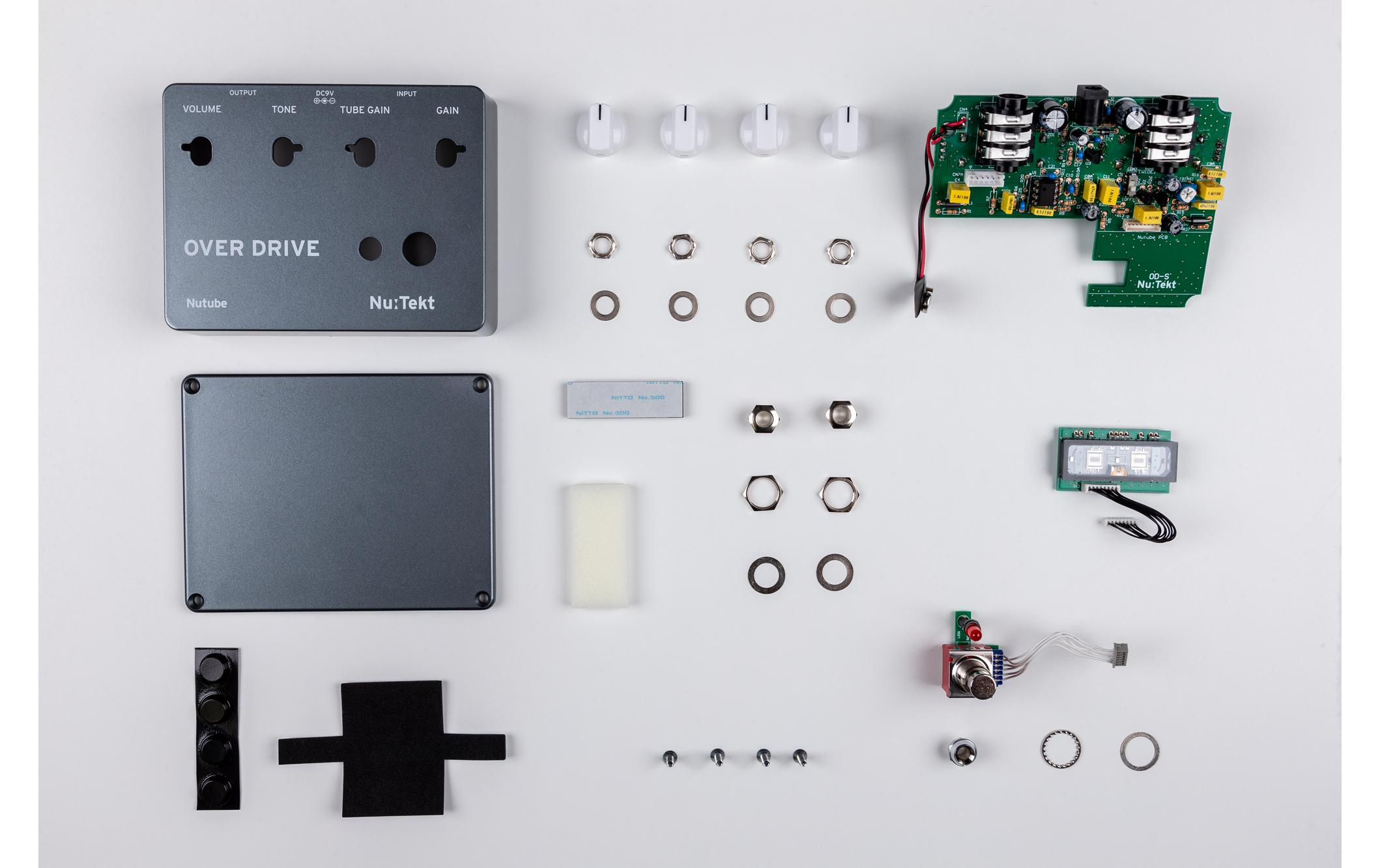 Pedal OD-S<br>Overdrive-Pedal-Bausatz mit Nutube-Röhre