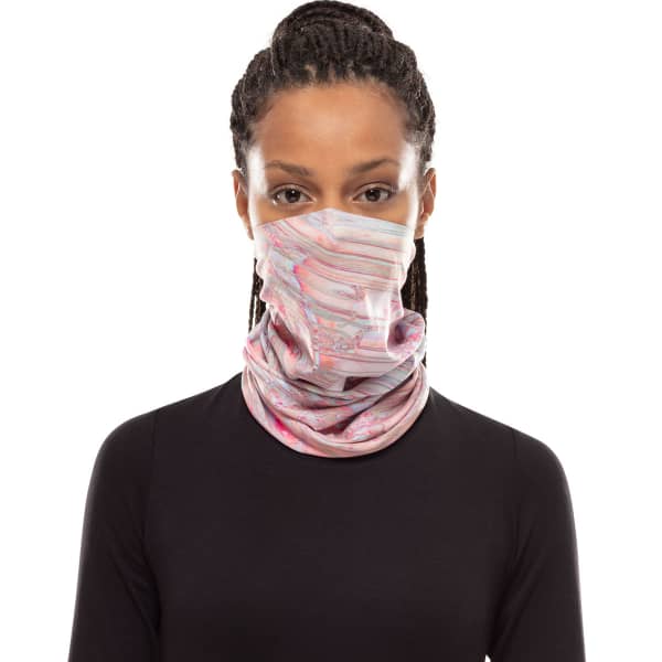 Bandeau cache cou randonnée BUFF TUBE FILTRANT MYKA PINK