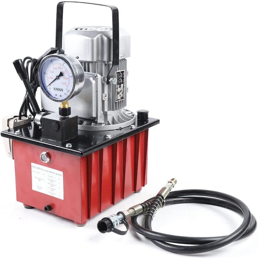 7L Elektrohydraulikpumpe Elektrische Hydraulikpumpe 750W 220V w/Manuelle Ventil 700Bar Elektrische Elektrohydraulikpumpe Mit Manuelle Ventil Hydraulikpumpe