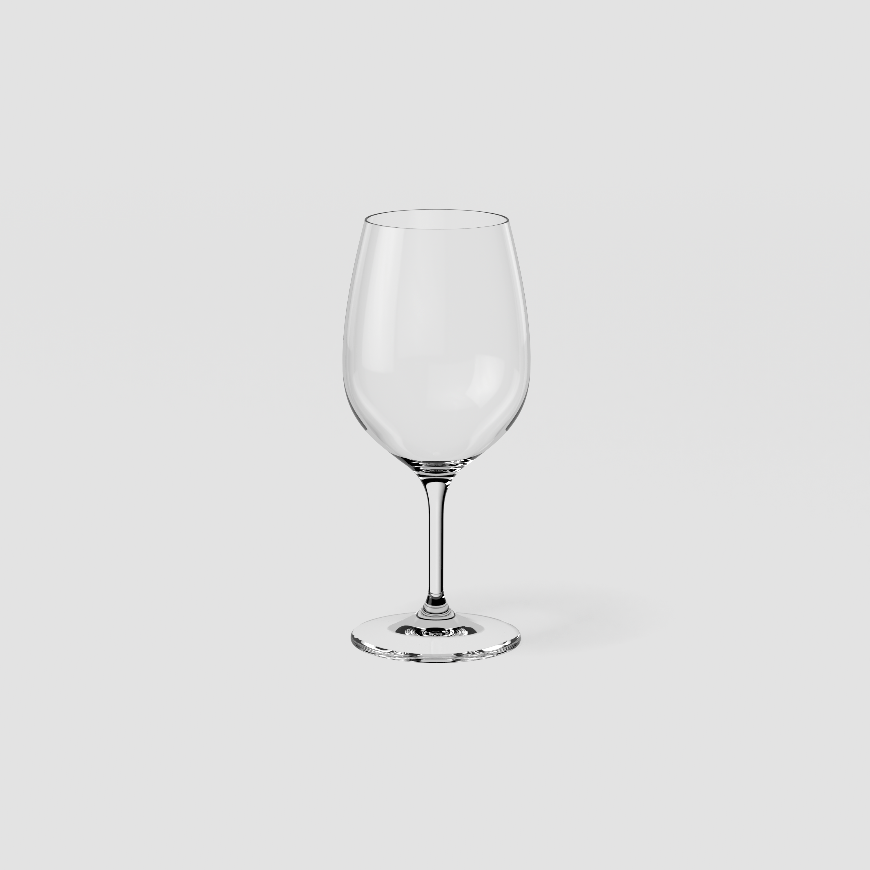 Entree Red wine glass Clear, 6.8 oz, crystal glass