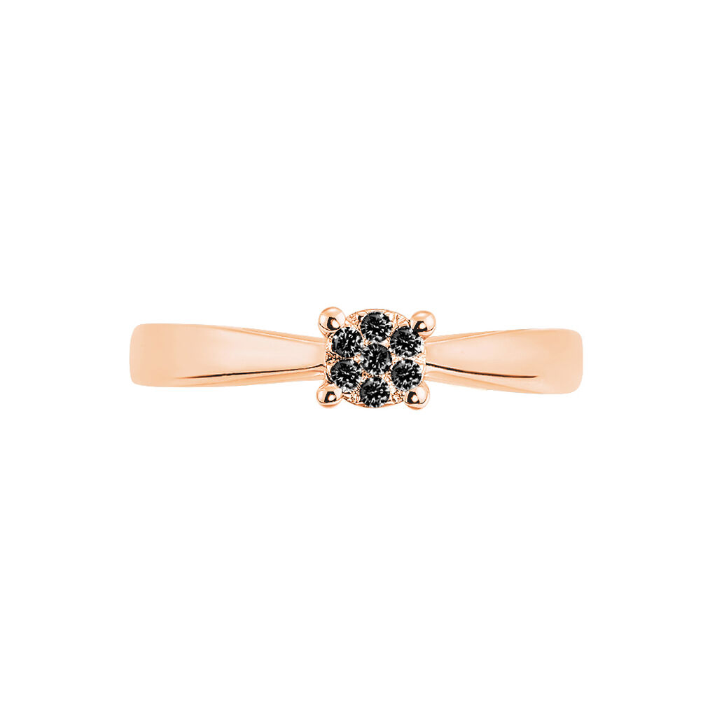 Bague Solitaire Collection Grace Or Rose Diamant