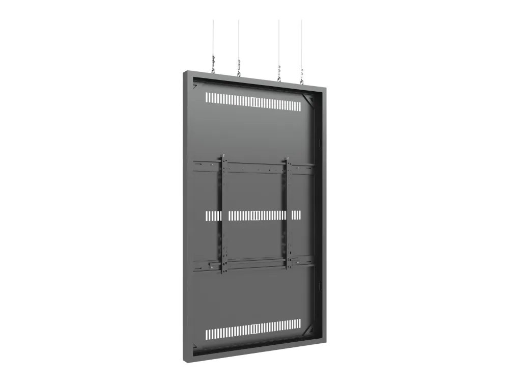 Multibrackets M Pro Series - Indelukke - for digitalt skiltepanel - ledning, medium - stål - sort - skærmstørrelse: 75