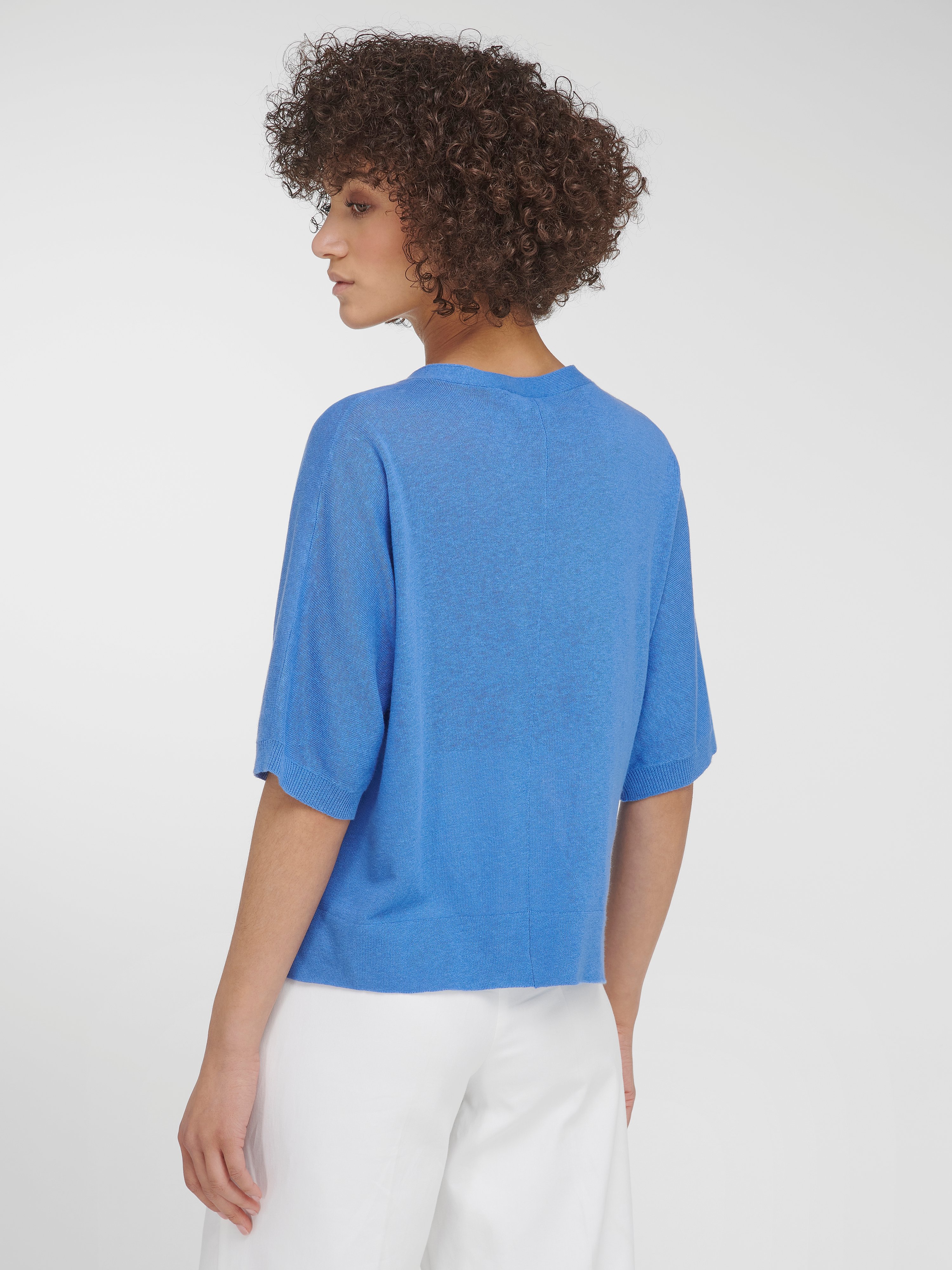 V-Pullover im Oversized-Style