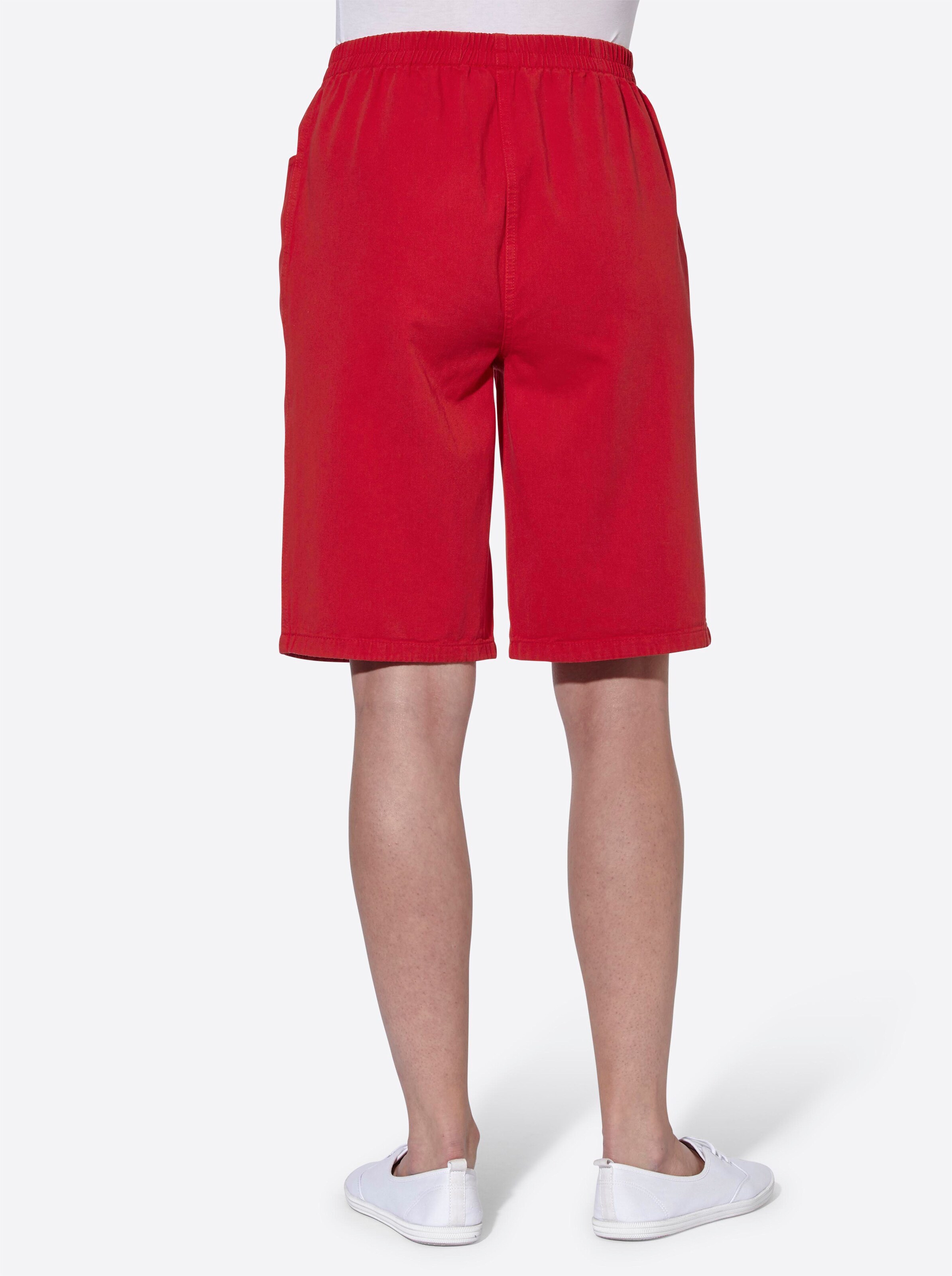 Bermudas in rot
