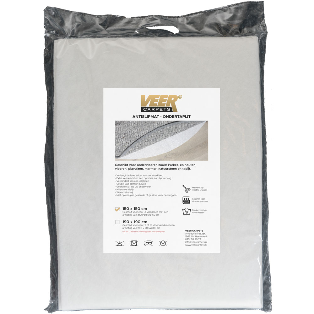 Antislip Ondervloerkleed 150x150 cm