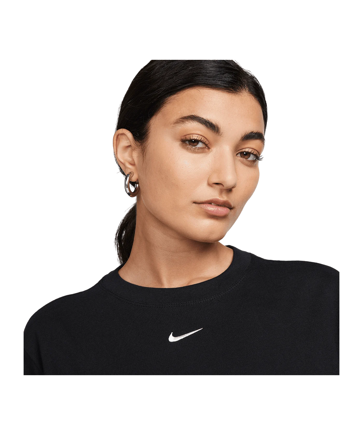Nike T-Shirt Damen Schwarz F010