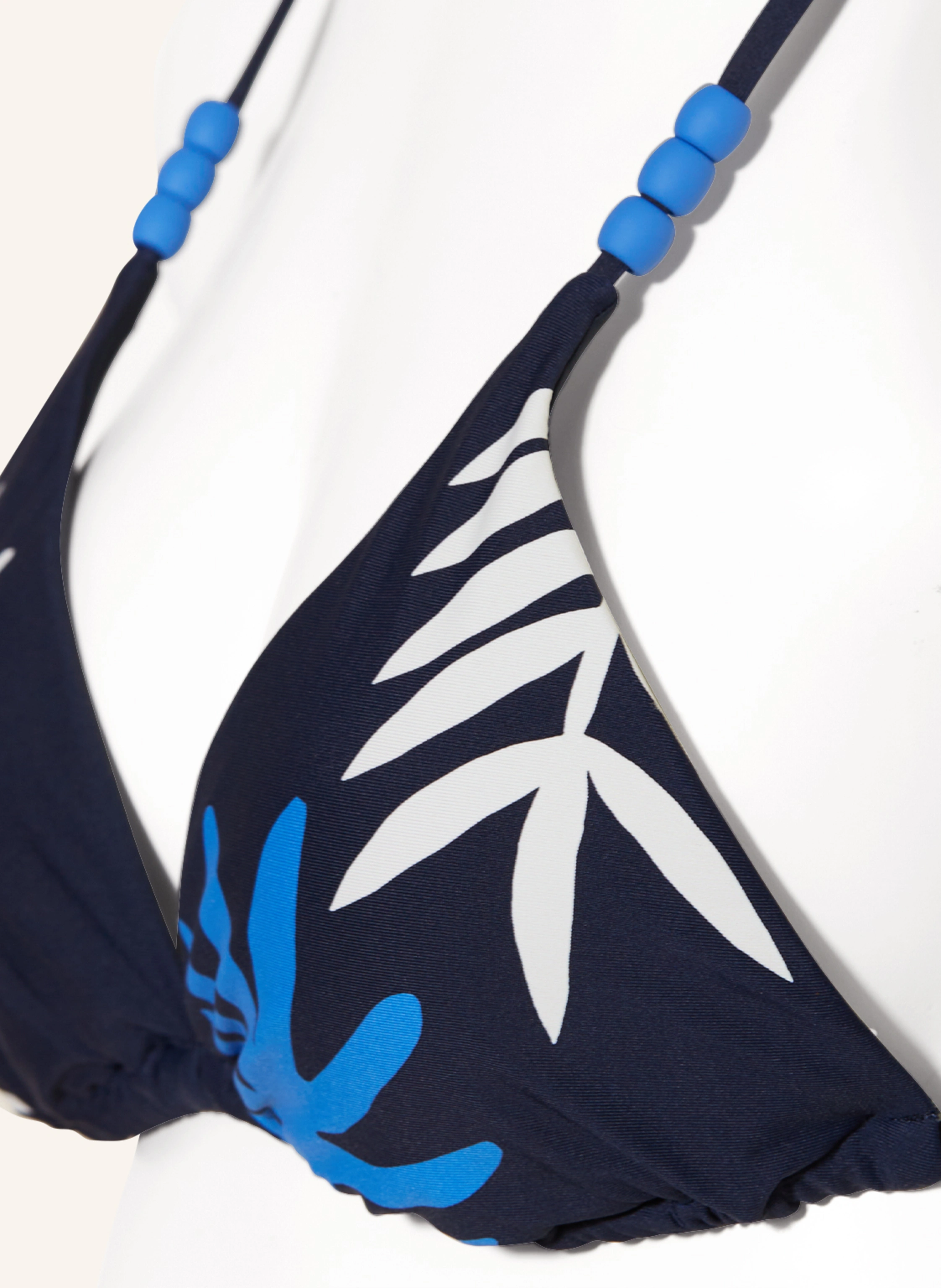 SEAFOLLY Triangel-Bikini-Top LA PALMA mit Schmuckperlen