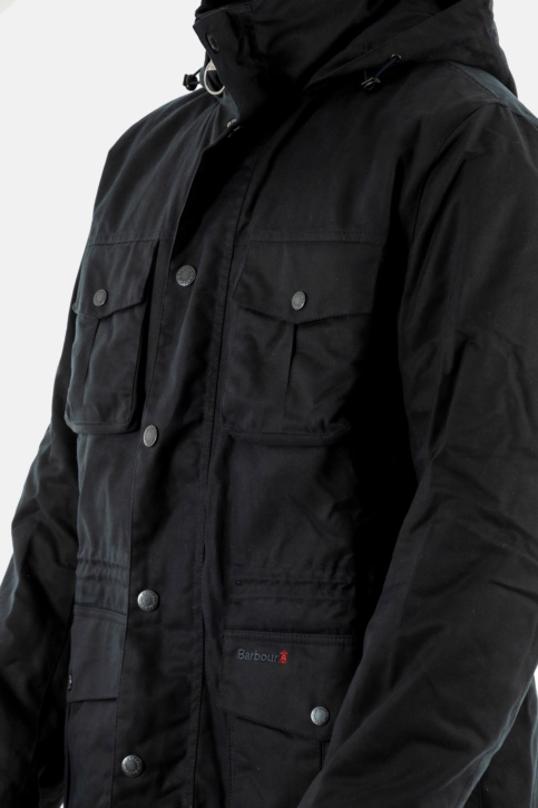 blousons et vestes barbour winter corbridge wax ny51 navy