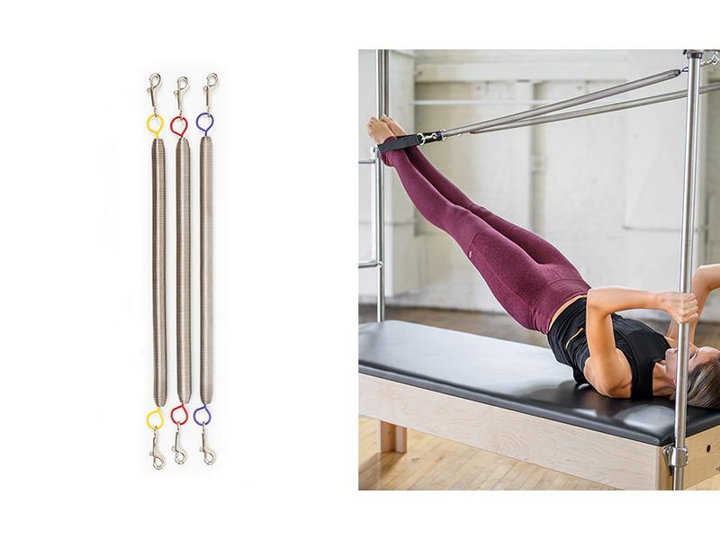 Pilates Trapeze Spring Long Gelb, Leicht Ersatzfedern für Pilates Trapeze
