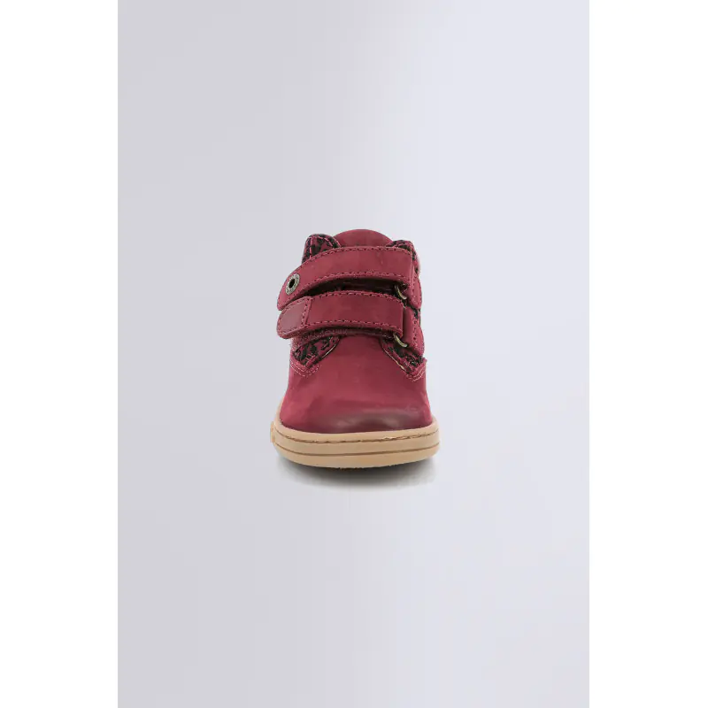 TACKEASY BORDEAUX LEOPARD (24-36) BOTTINES Cuir Fille