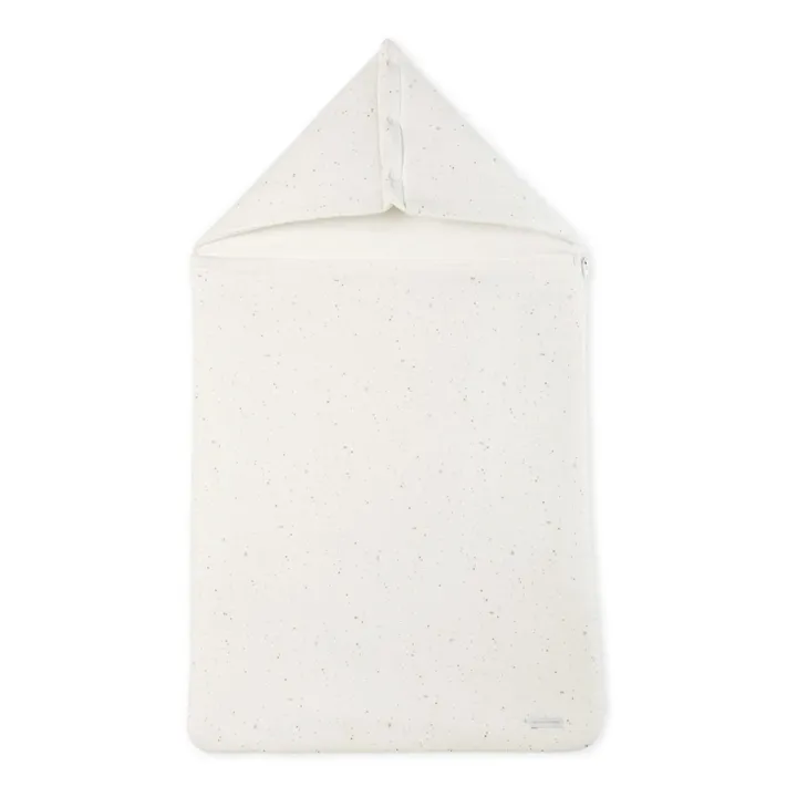 Petit Bateau Nid D'Ange Capuche Farabange Coton Matelassé | Blanc