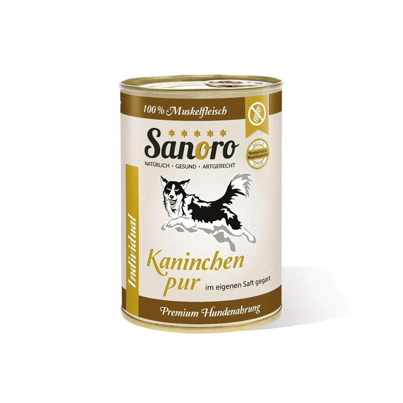 Sanoro Pures Kaninchen Muskelfleisch 6x800g