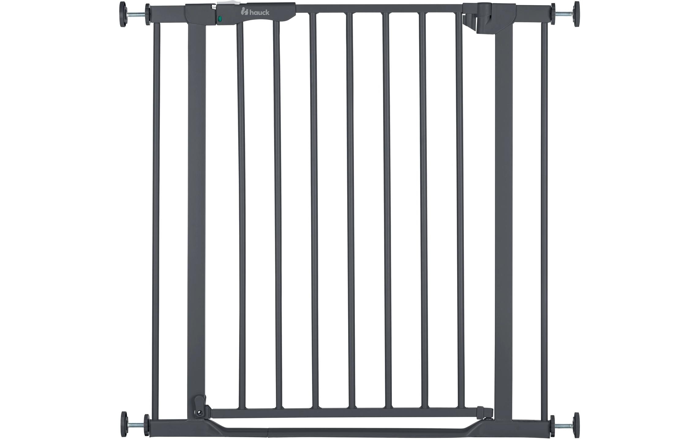 Türschutzgitter Clear Step Autoclose 2 Grey 75 - 80 cmBarrierefreies, automatisch schliessendes Schutzgitter