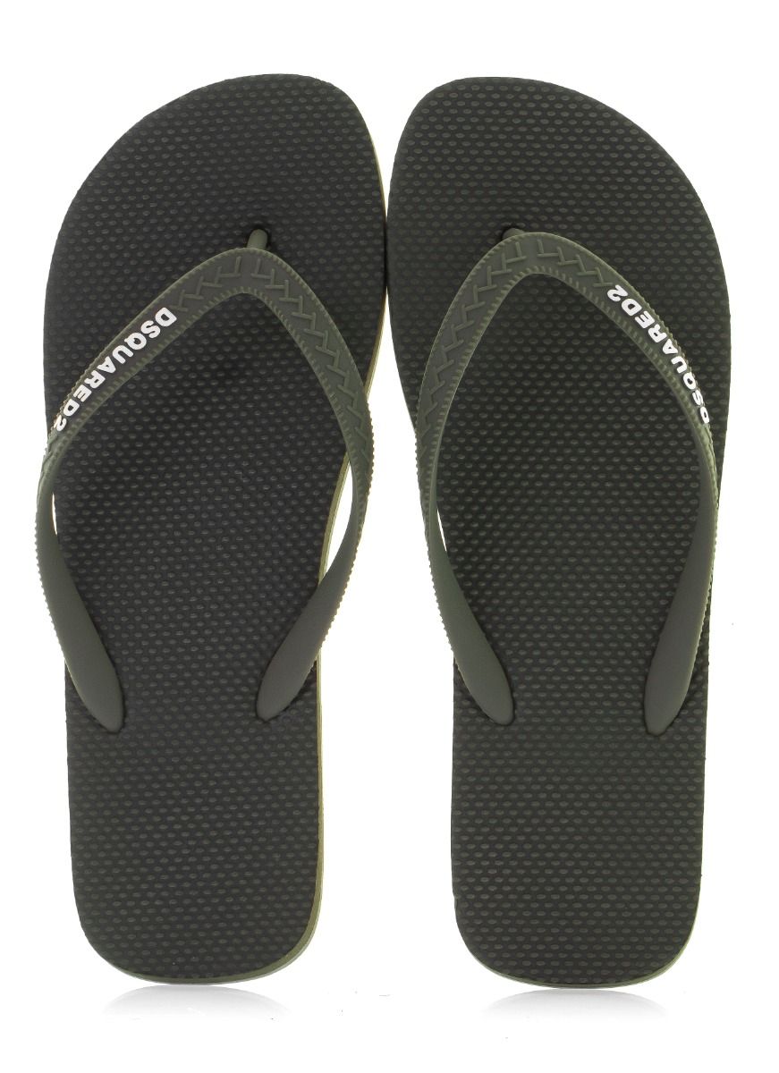 Dsquared2 Logo Flip Flops