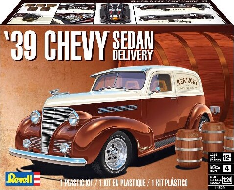 Revell - '39 Chevy Sedan Bil Byggesæt - 1:24 - Level 4 - 14529