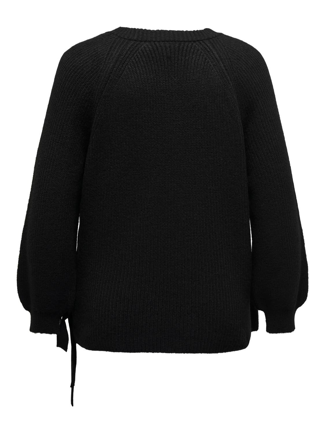 CARJADEI Strickjacke Black