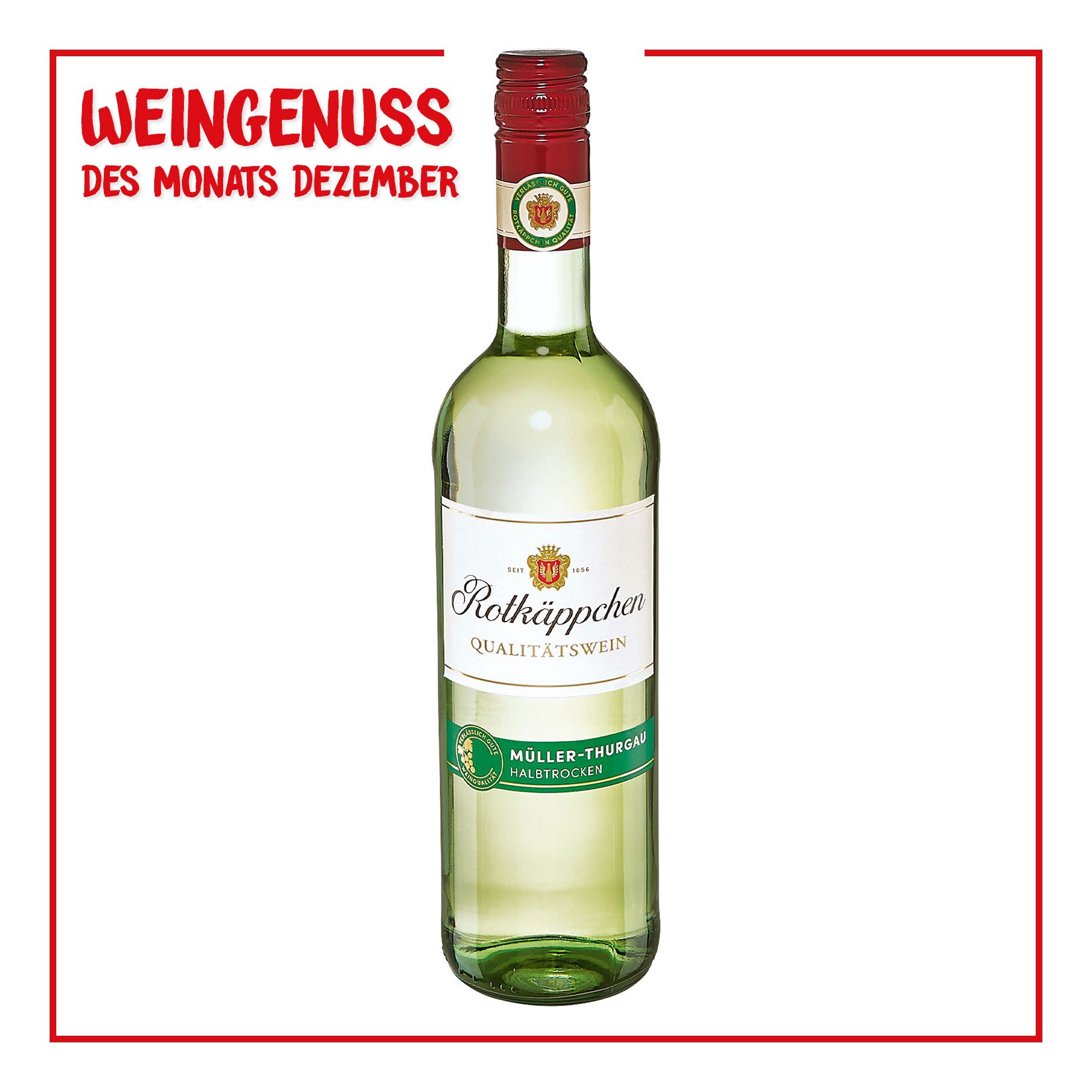 Rotkäppchen Qualitätswein Müller-Thurgau 12,0 % vol 0,75 Liter