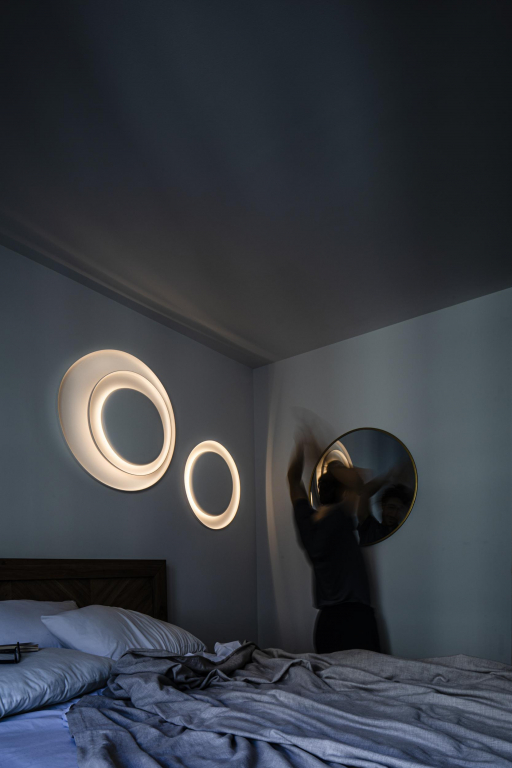 Foscarini Bahia Mini wandlamp LED dimbaar wit