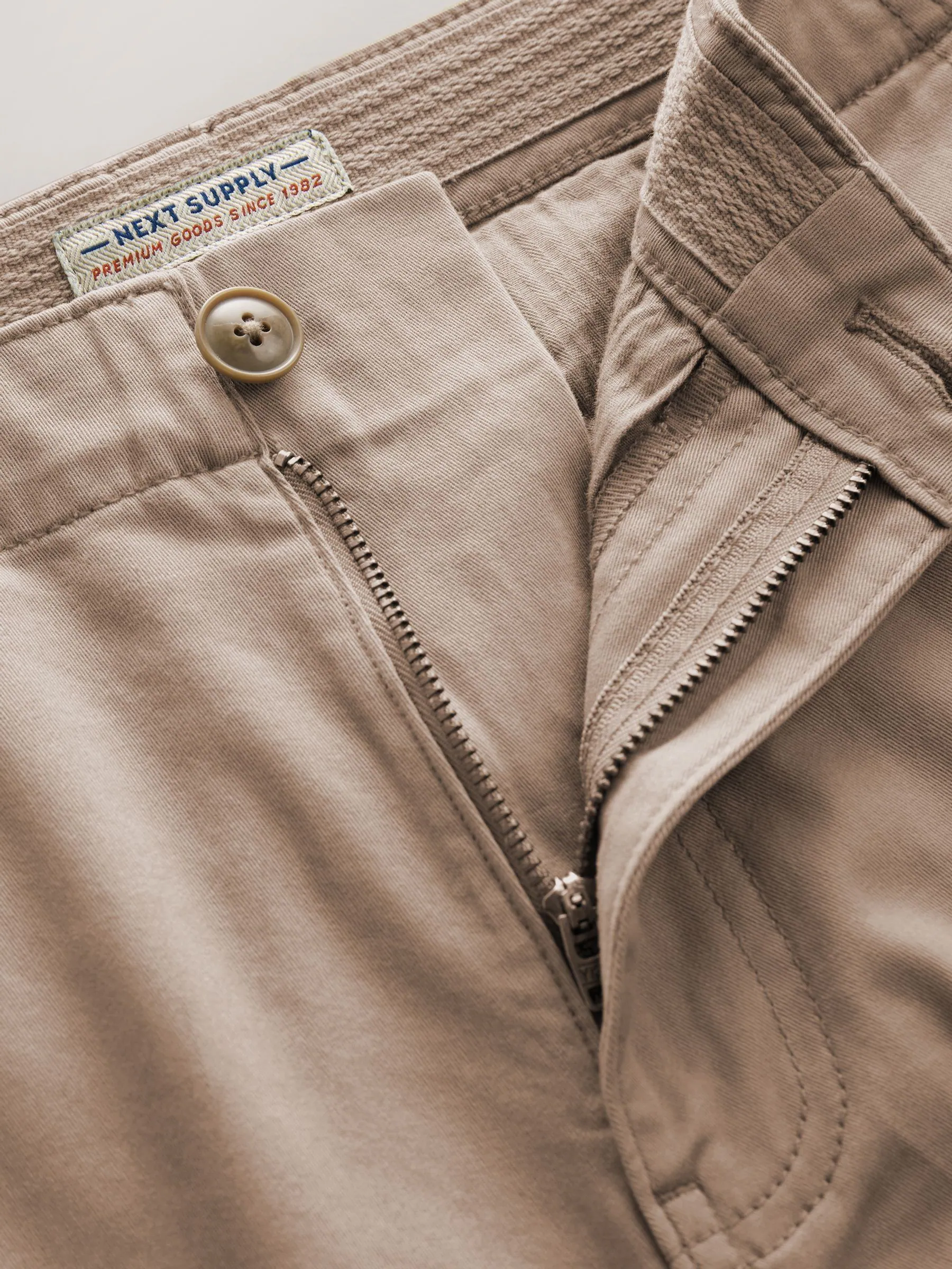 Bruin - Stretchy Korte cargobroek