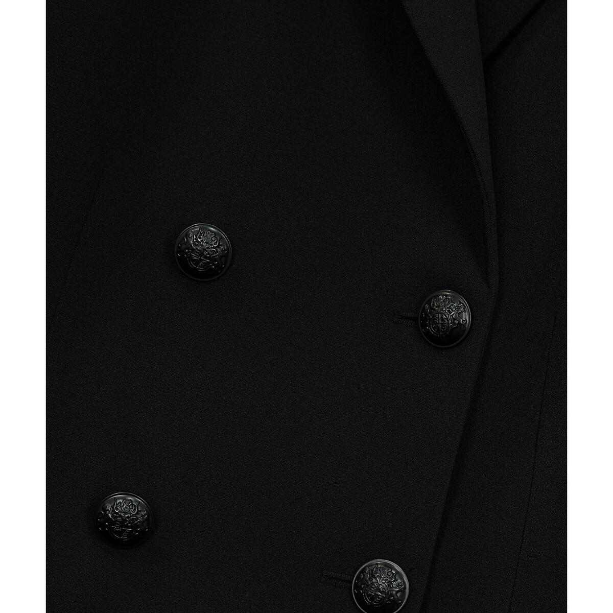 THE KOOPLES<br>Vestido curto com fechamento por botões estilo blazer, gola lapela