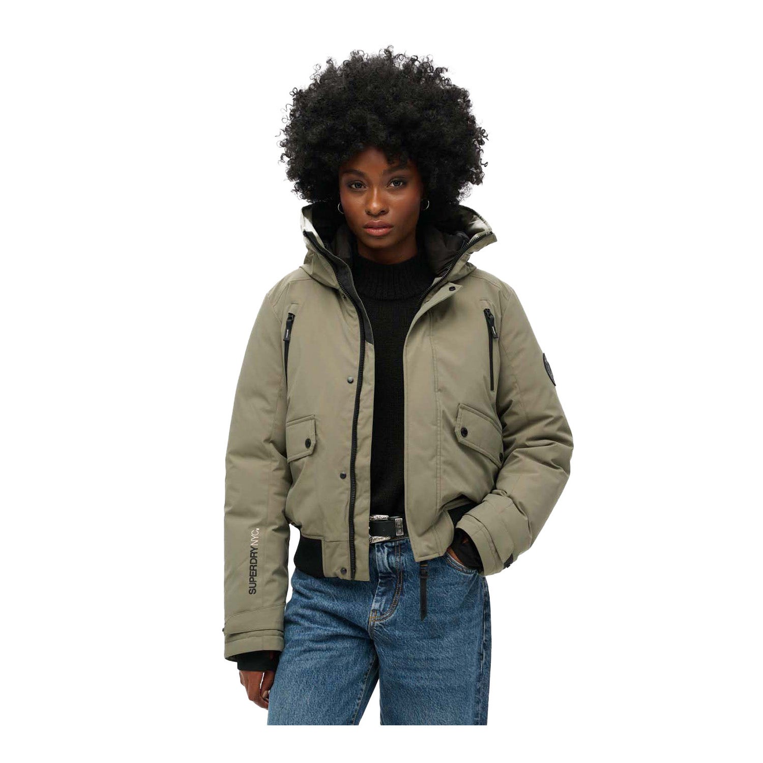 Superdry  City Padded Bomber Jacket Dames