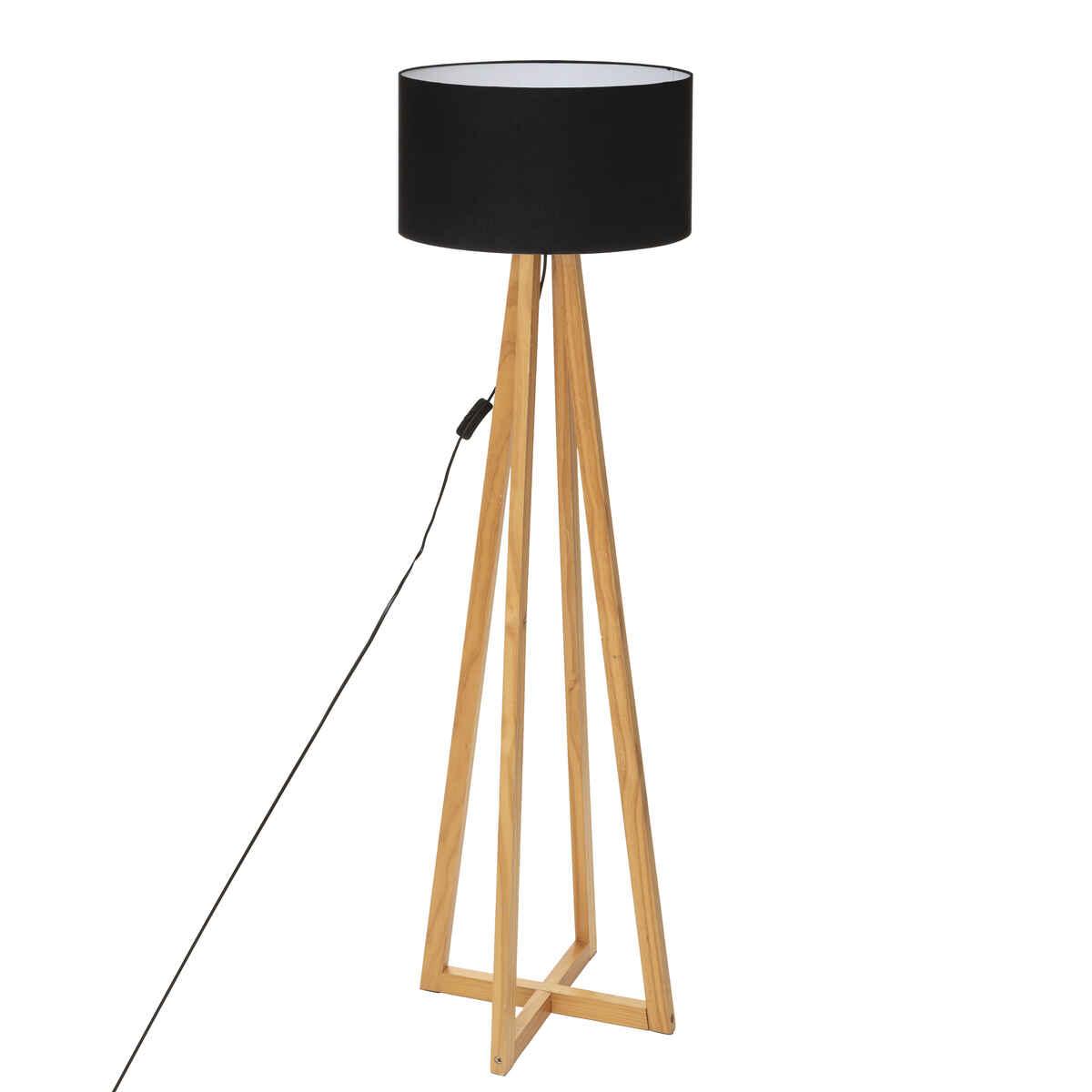LAMPADAIRE MULTI PIEDS MOLU NOIR H.140CM