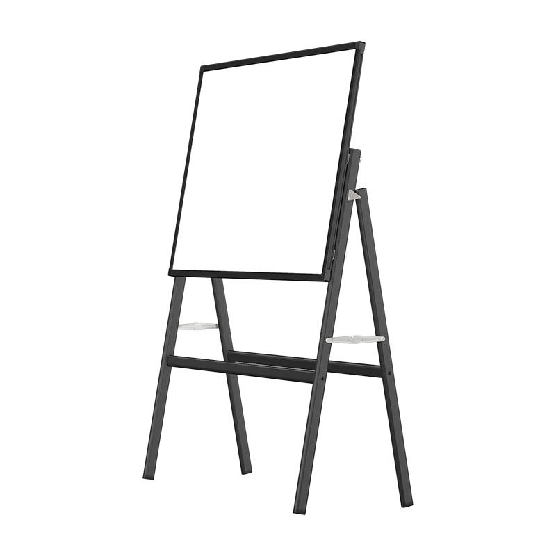 Whiteboard op statief - Magnetisch - 150x120 cm - Zwart