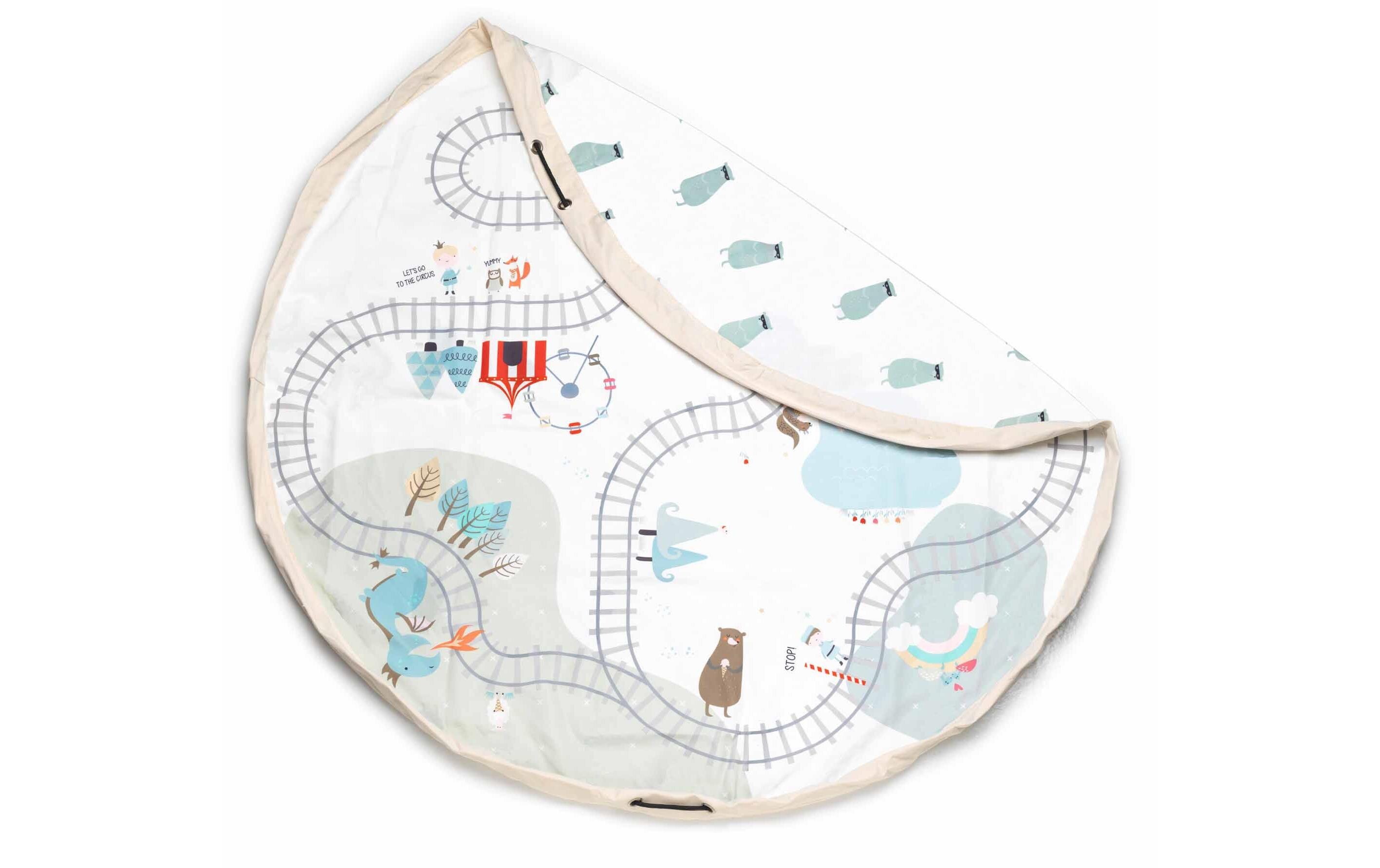 Spielzeugtasche Play & Go Train2-in-1-Funktion: Aufbewahrungssack und Spielmatte