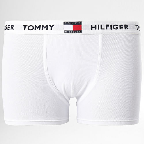 Lot De 2 Boxers Enfant 0289 Blanc Bleu Marine