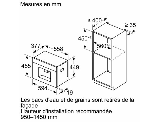 SIEMENS - Combiné Expresso CT718L1B0, tout automatique, Ecran TFT