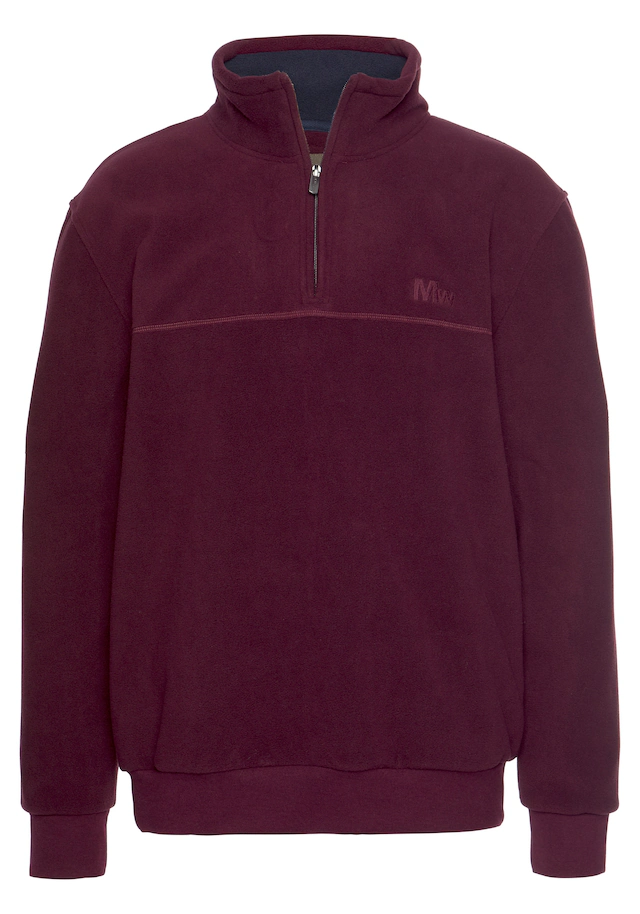 Man's World Fleecepullover , für die Übergangszeit aus Fleece,  schnelltrocknend