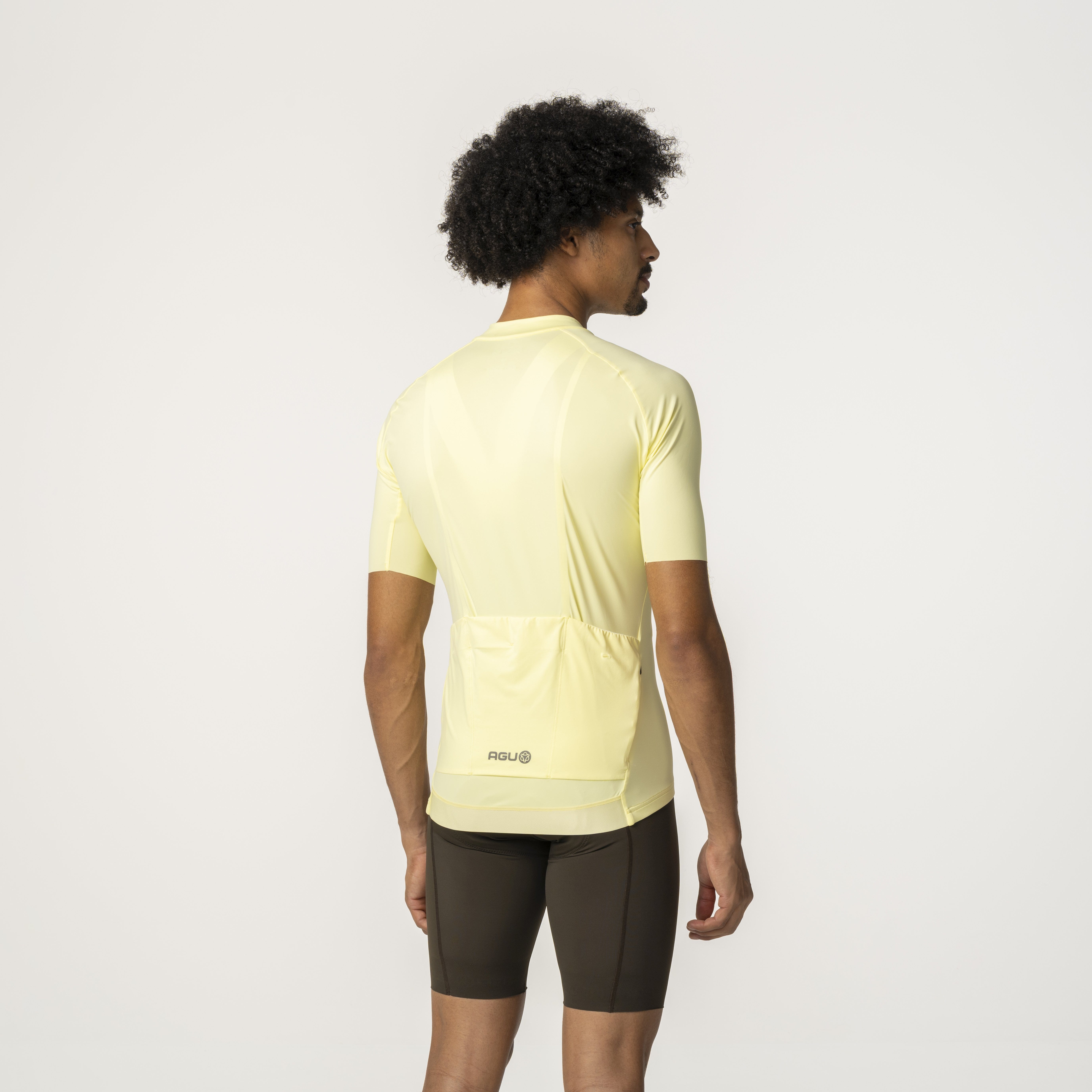 AGU Solid Performance Heren fietsshirt - Beige
