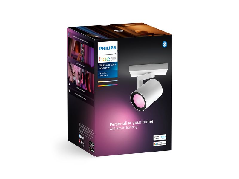 Philips Hue White & Color Ambiance Argenta Spot Weiss Licht in allen Farben