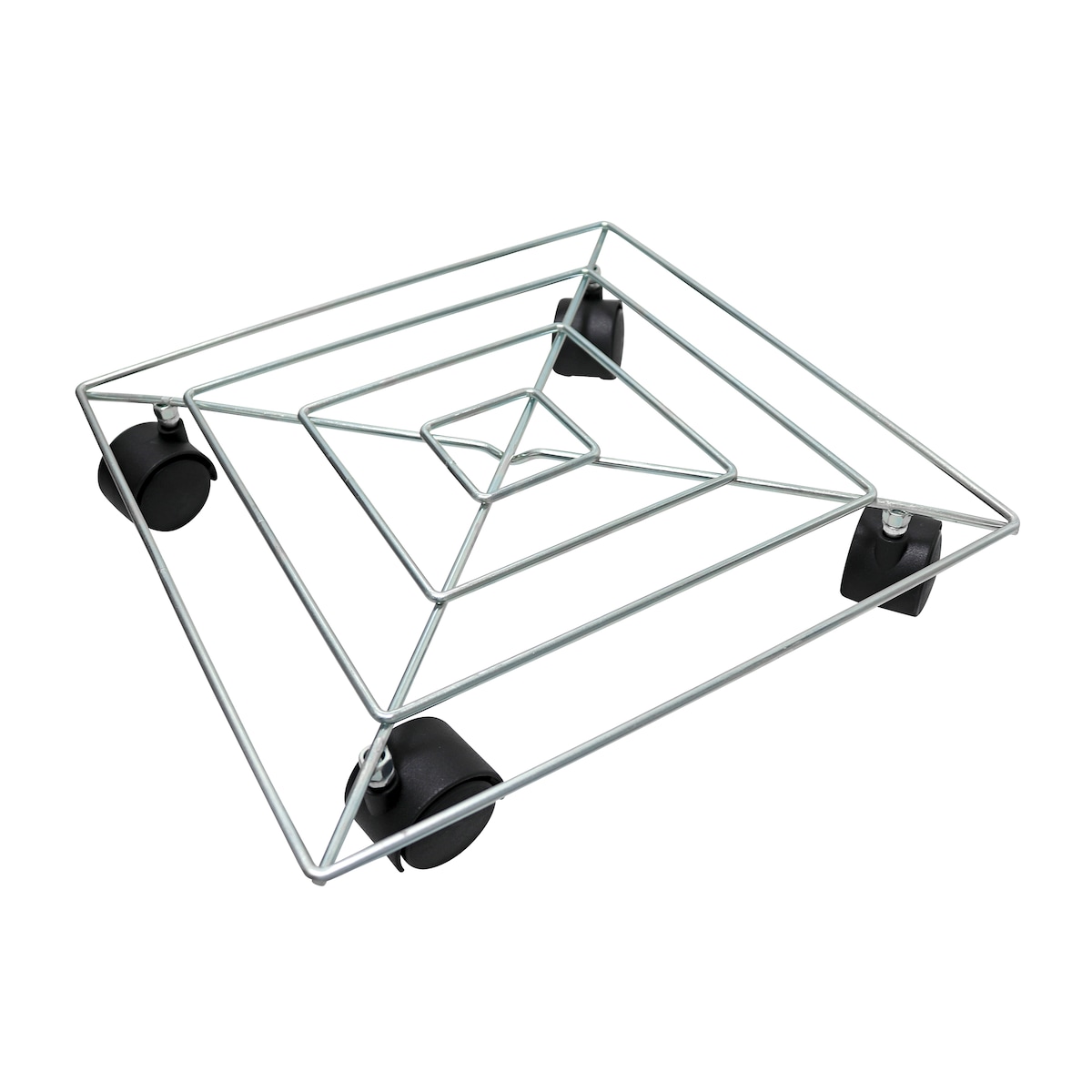 Plantevogn i metall, 30×30 cm