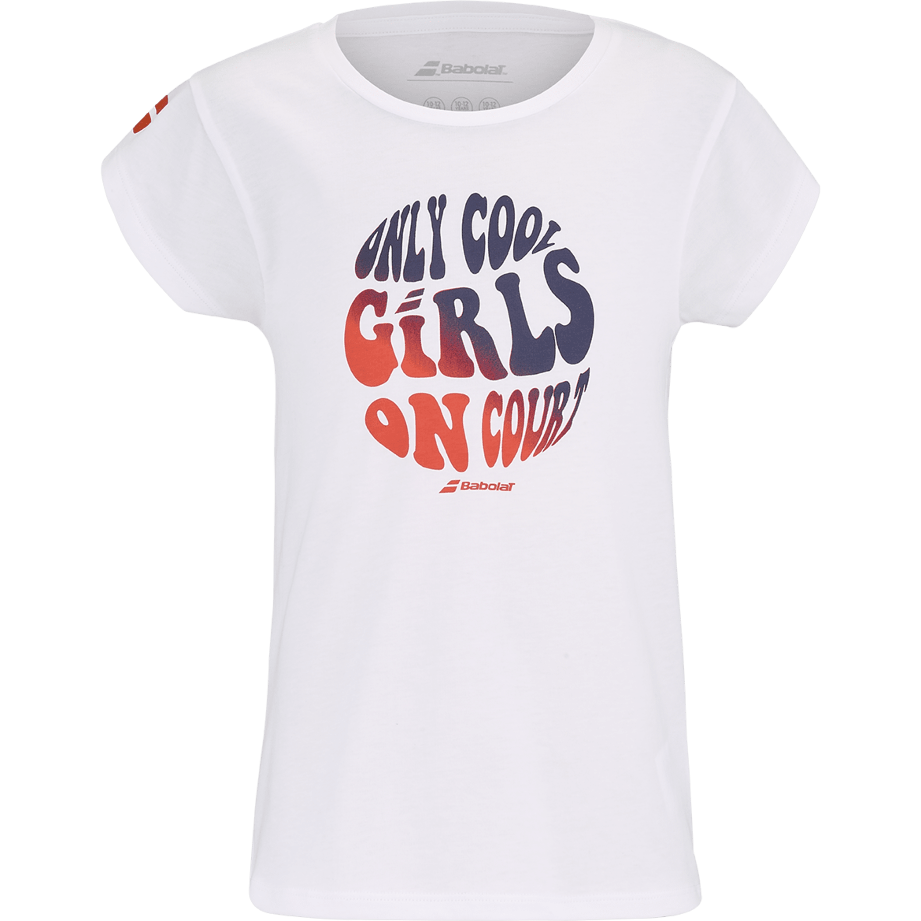 Exercise Cotton Tee Mädchen Weiß