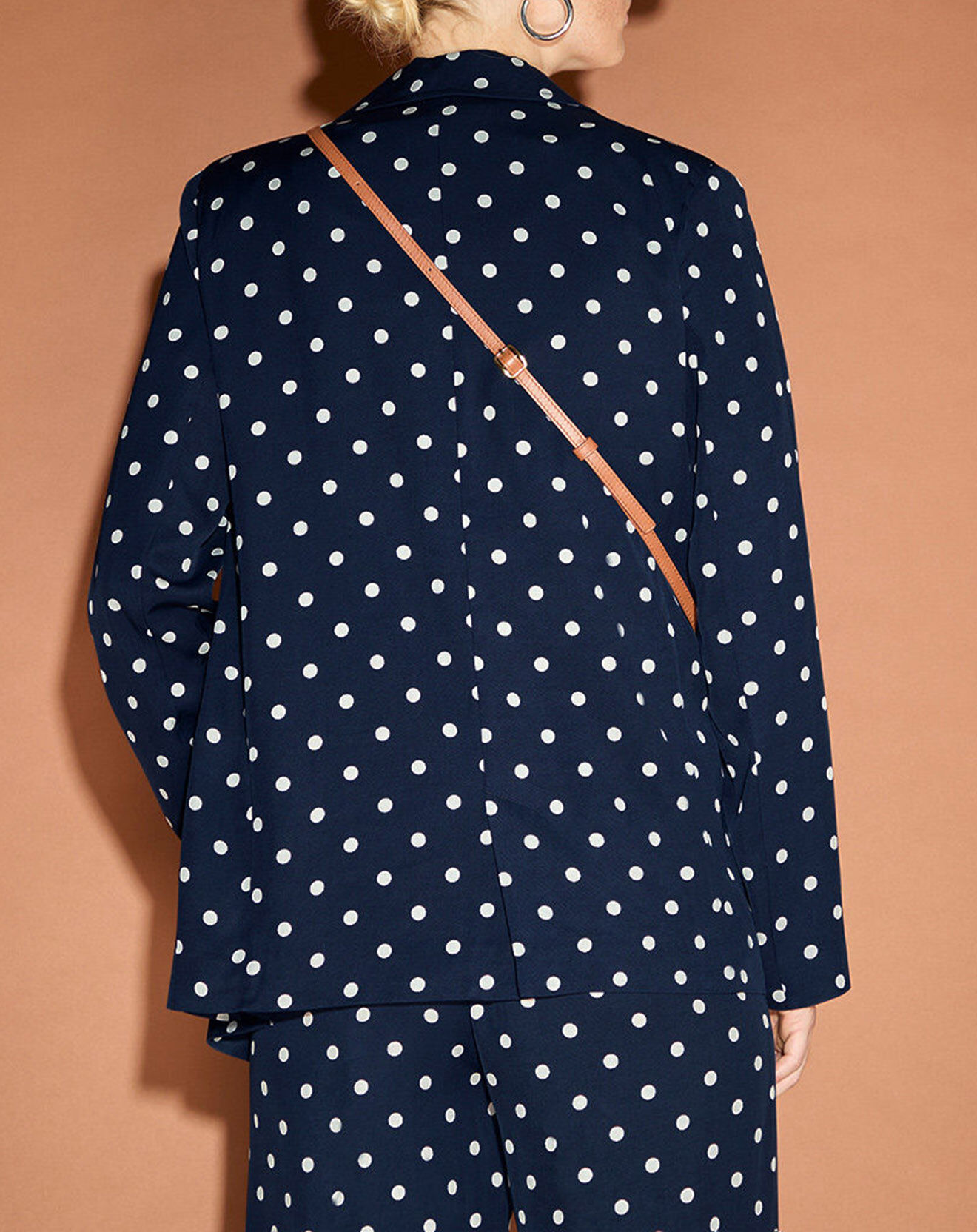 Jodhpur Veste fluide bloom bleue/blanc