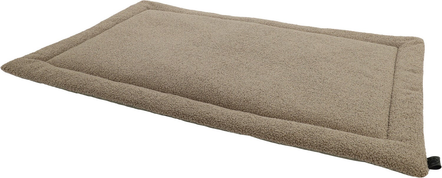 Overseas Petlife benchkussen Teddy taupe 90 x 60 x 2 cm