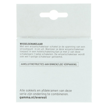 GAMMA Everest Wisselschakelaar Wit