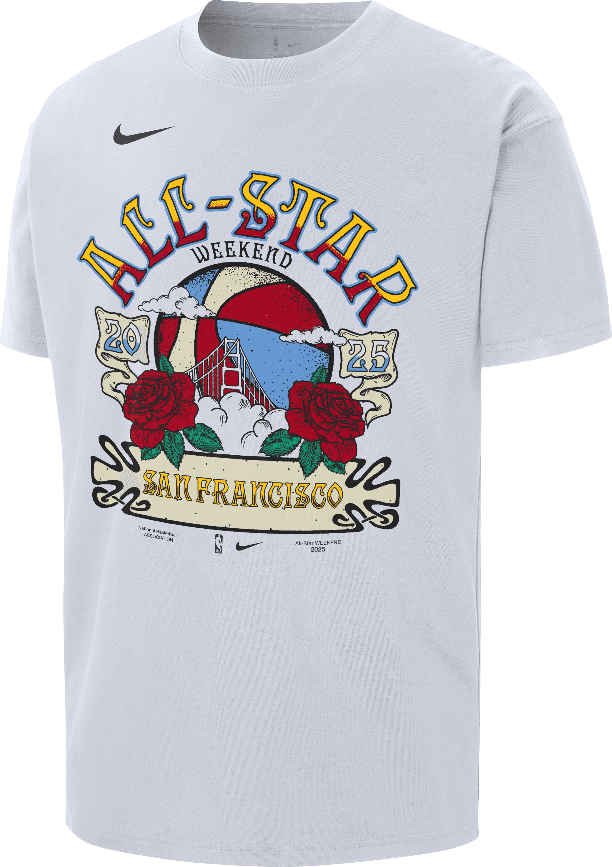 Nike NBA Max90 T-Shirt Weiss F100