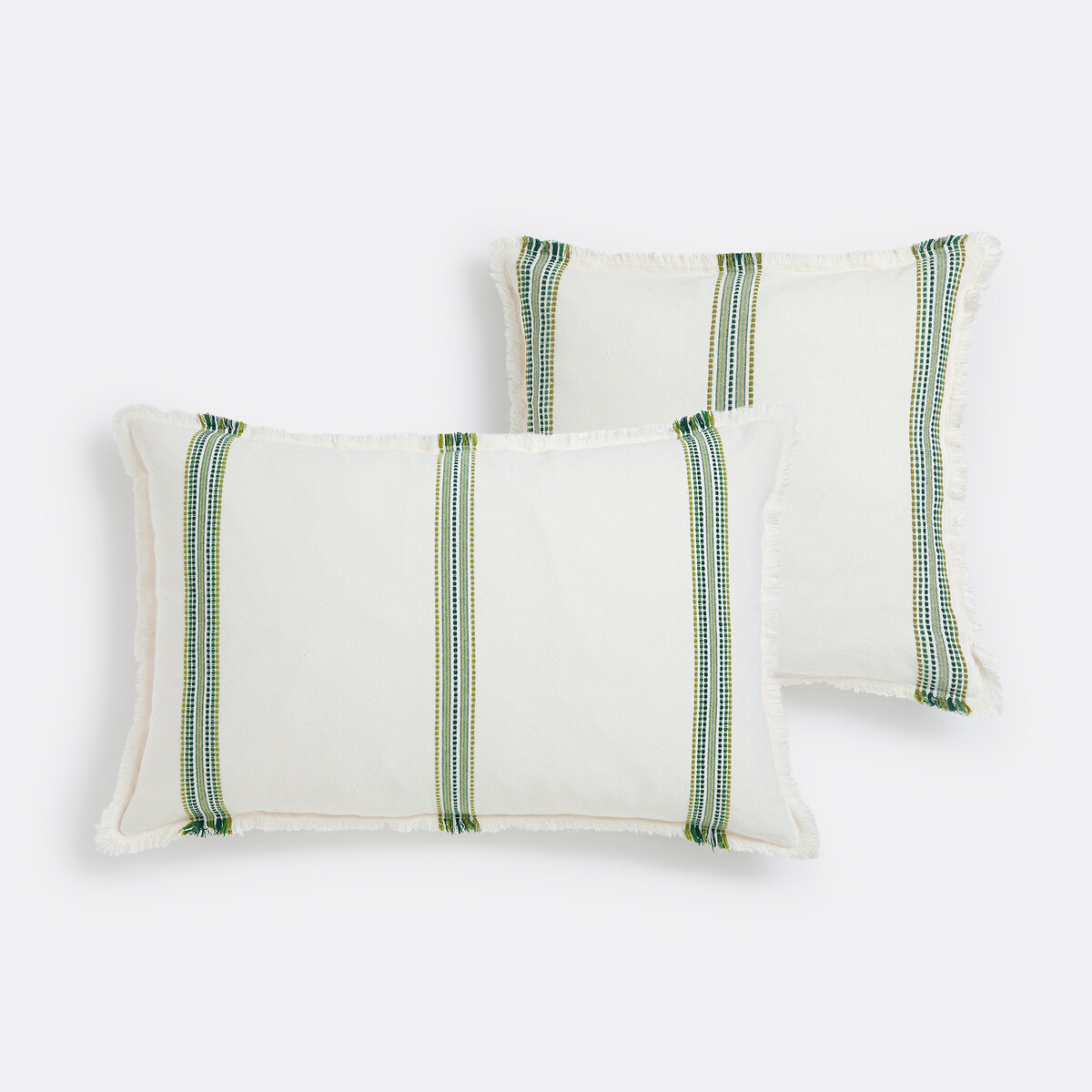 LA REDOUTE INTERIEURS<br>Capa de almofada listrada XL, Sereco