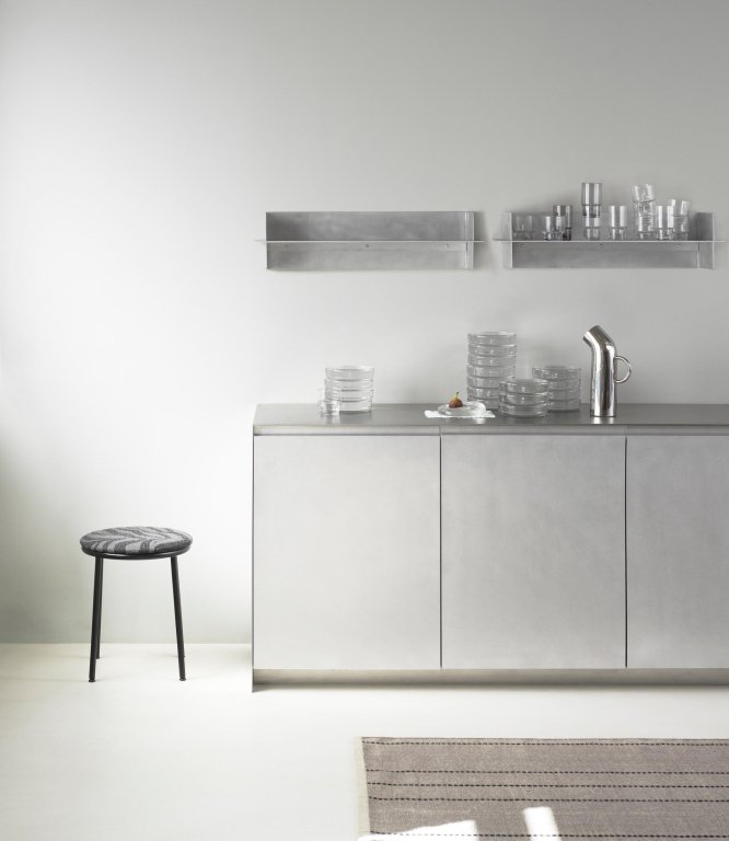 Normann Copenhagen Alu wandplank 80 Brushed Aluminium