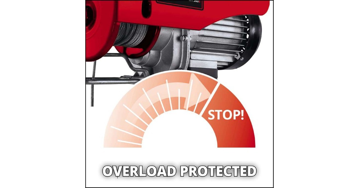 EINHELLElektrische kabeltakel TC-EH 500 lier  (Rood)