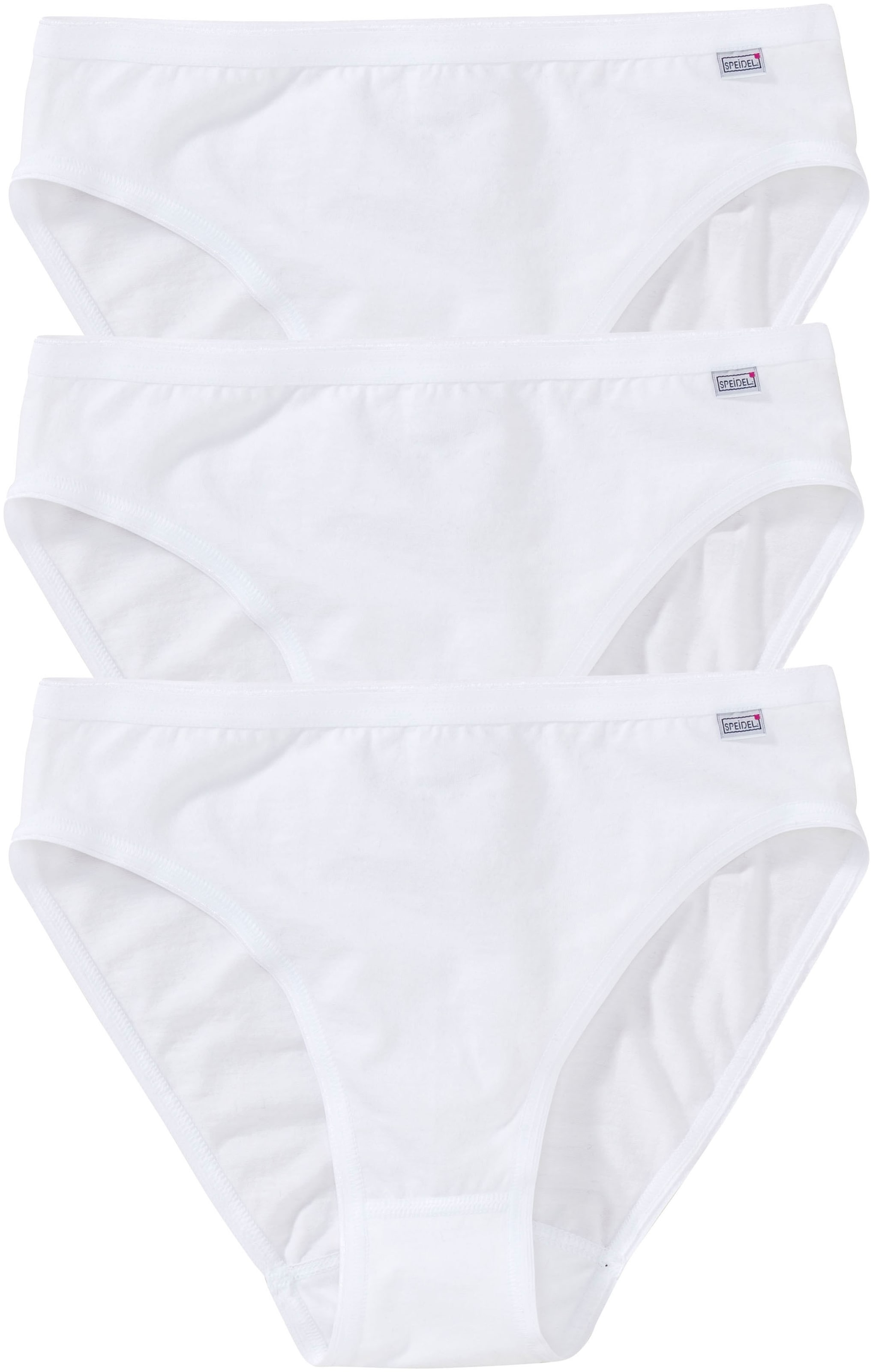 Speidel Jazz-Pants Slips »Britta«, 3 basic, schlicht, bequem, modern, schmaler Bund, Baumwollmix