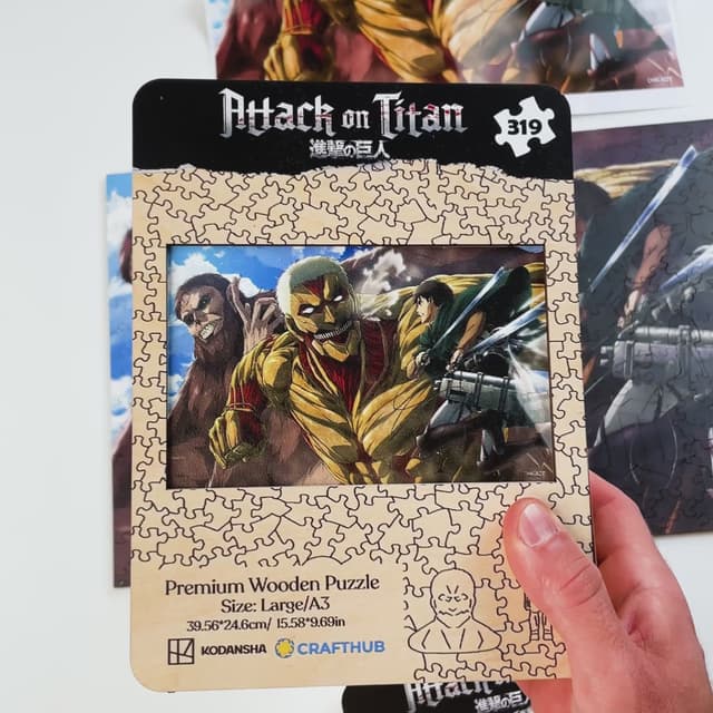 Crafthub Attack on Titan puslespil (The Armored Titan Fight)