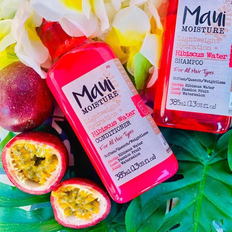 Maui Lightweight Hydration + Hibiscus Water Shampoo 385ml